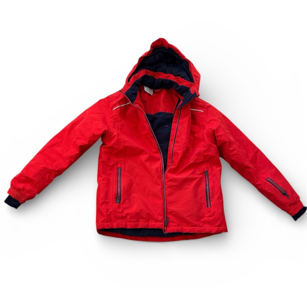 Red Hooded Jacket ski jacket - Picture 2 of 4